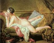 弗朗索瓦布歇 - 趴在沙发上的裸女